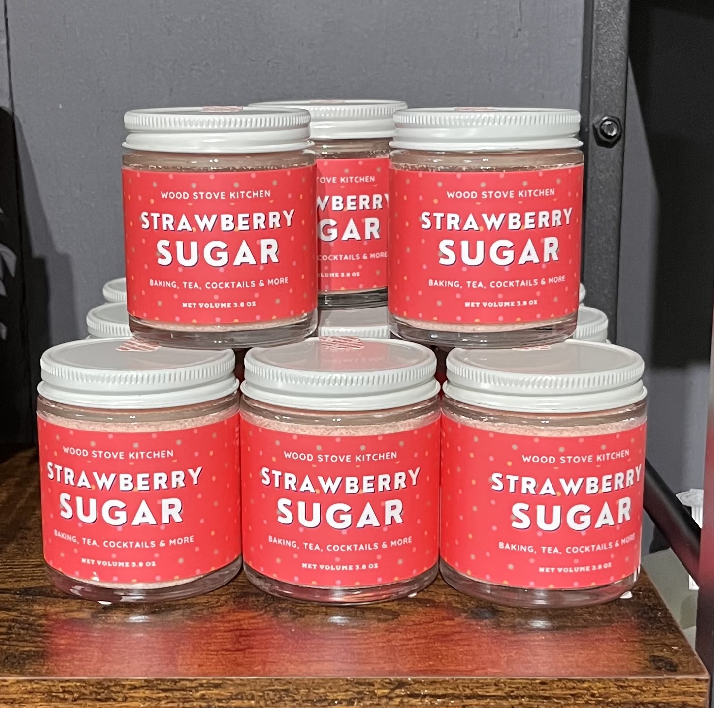 Wood Stove Kitchen Strawberry Sugar at Millie's